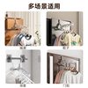 Five-Hole Folding Clothes Hanger, Thickened Plastic Clothes Drying Rack, Travel-Friendly, Rotatable, Adjustable, Multifunctional Sock Drying Rack
