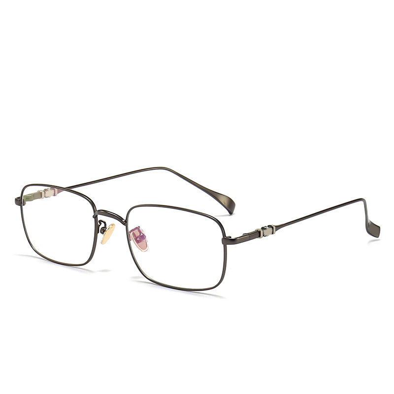 New retro myopia glasses frame men's and women's same full frame large frame round frame glasses frame anti-blue light flat glasses 8099