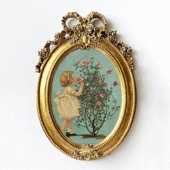 European retro photo frame creative table resin Photo Frame 7 inch table to do the old home decoration ornaments wholesale