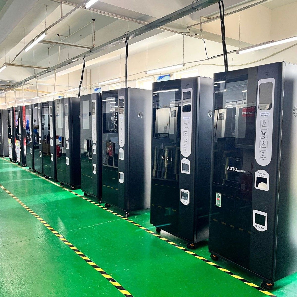 Commercial Large Self-Service Coffee Machine, Freshly Ground Coffee and Instant Drink All-In-One Machine, Built-In System, Direct Delivery from Manufacturer