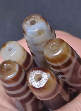 西藏正品大日如来财神精雕天然玛瑙天珠项链吊坠diy配饰