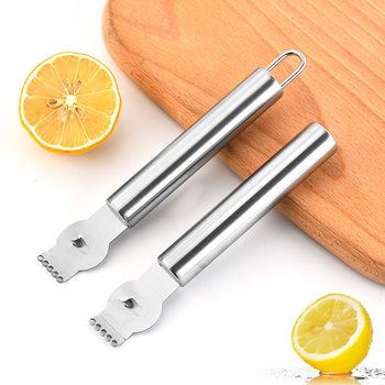 Rose Gold Stainless Steel Lemon Planer Scraper Kitchen Gadget Multi-purpose Fruit Peeler Orange Peeler