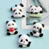 small size Cartoon Flower Panda Handmade DIY Cream Glue Resin Accessories Refrigerator Sticker Hairpin Stationery Box Jewelry Material