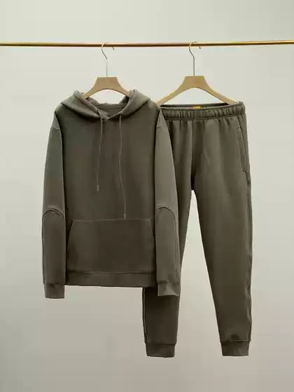 New NOCTA Cropped Knit Sweatshirt & Jogger Set with 3M Reflective Trim, Unisex Athletic Lounge Wear 659+661
