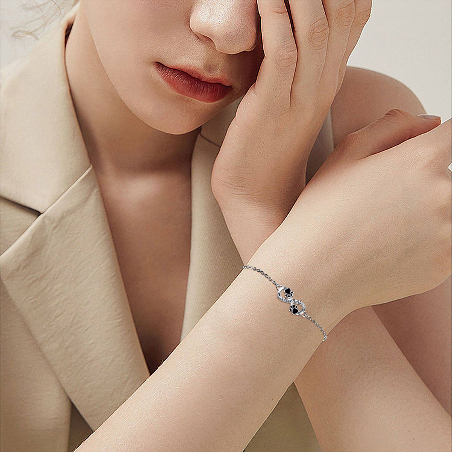 Carman's Cross-border E-commerce New Jewelry Amazon AliExpress Unlimited Symbol Pendant Dog Claw Women's Bracelet Bracelet