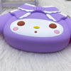 Children's Silicone Bag Cartoon Melody Fashion Coin Purse Girls Crossbody Bag Clothing Matching Shoulder Bag Storage Bag