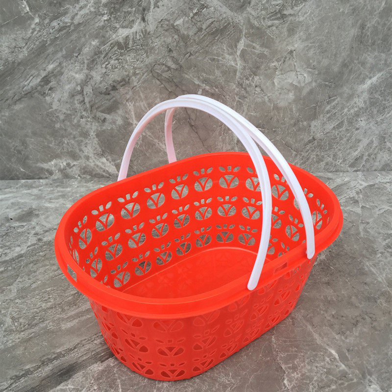 I9Ek Strawberry Picking Basket Plastic Red Basket Satchel New Material Bayberry Basket Wholesale Clinker Cherry Blueberry Picking
