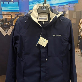 R2Gg Home 3m Reflective Outdoor Waterproof Jacket Men's and Women's Jacket Three-In-One Couple Windproof Warm Hooded Jacket