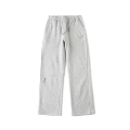 Gray bottom black label straight pants