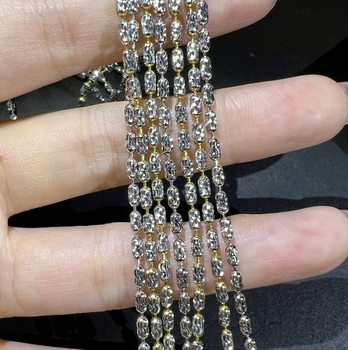 Botai S925 sterling silver necklace Italian craft diamond chain Joker all-round adjustment clavosin chain factory direct sales