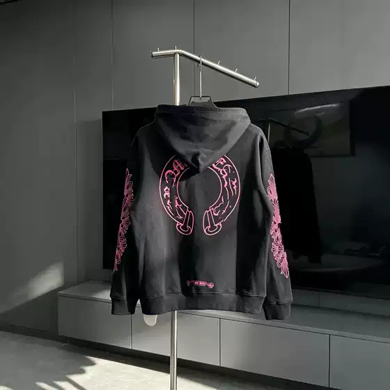 OEM Correct Version CH Autumn/Winter Hot Seller Bulk Zip-Up Hoodie with Horse Hoof & Dragon Arm Design Unisex