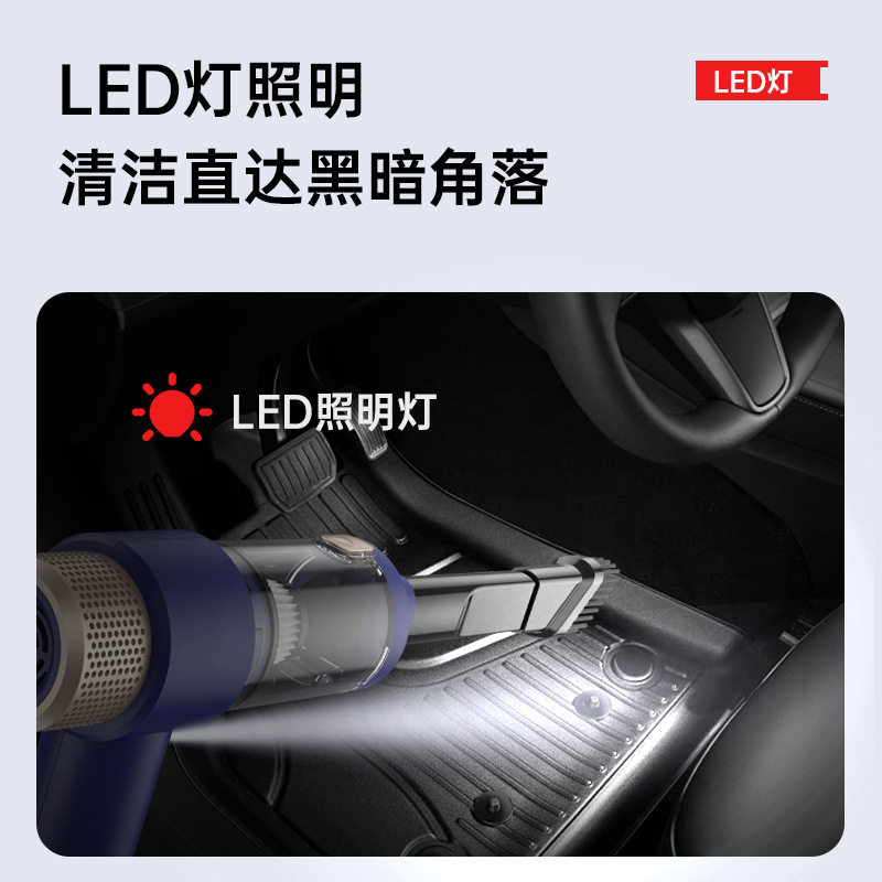 Cross-border Wireless Desktop Car Vacuum Cleaner Blow and Suction Integrated Handheld Dust Blow and Suction Small Mini Rechargeable Vacuum Cleaner