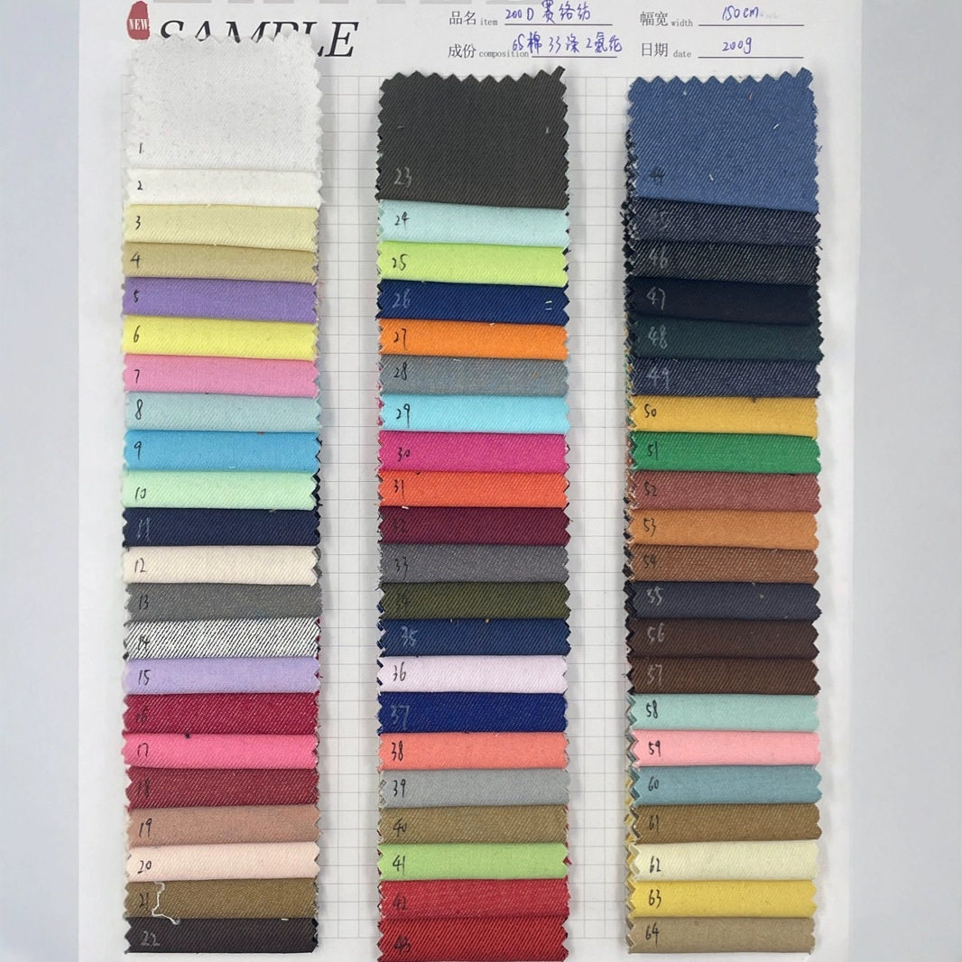 ผ้าเดนิมปั่นแบบ Siro น้ำหนัก 200 กรัม ยืดหยุ่น สีสันสดใส สำหรับเสื้อผ้าฤดูใบไม้ผลิและฤดูใบไม้ร่วง ใช้ทำกางเกง รุ่น 806 มีสินค้าพร้อมจำหน่าย
