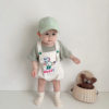 2024 Baby Clothes Summer Overalls Romper Short-Sleeve Outdoor Crawling Outfit Newborn Summer Korean Style Children's Clothing