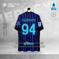 25-26 Inter Milan Home + Print #94 + Armband