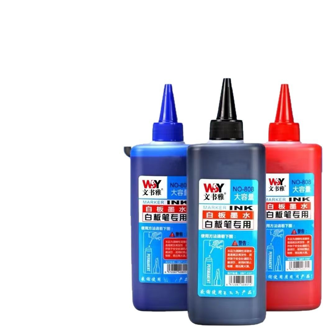 Whiteboard Pen Ink Erasable Teacher Easy to Erase Film-Forming Replenishment Liquid Large Capacity Matte Beige Whiteboard Pen Water Wholesale