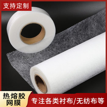 Hot Melt Adhesive Mesh Double-Sided Adhesive Lining for Clothing Pa Washable Hot Melt Double-Sided Lining Manufacturer Non-Woven