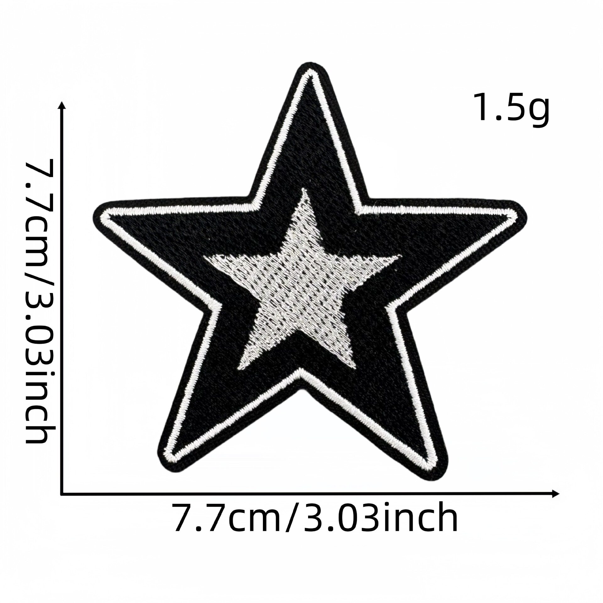 彩色英文字布贴41#