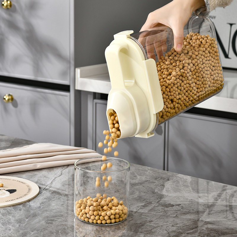 Household Coarse Grain Storage Box Kitchen Insect-Proof and Dust-Proof Sealed Tank Rice Flour Grain Storage Box Grain Storage Box Grain Tank