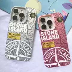 Suitable for iPhone16 phone case Apple 15PC12Promax13 cross-border 11 color silver IMD14 tide stone island 7
