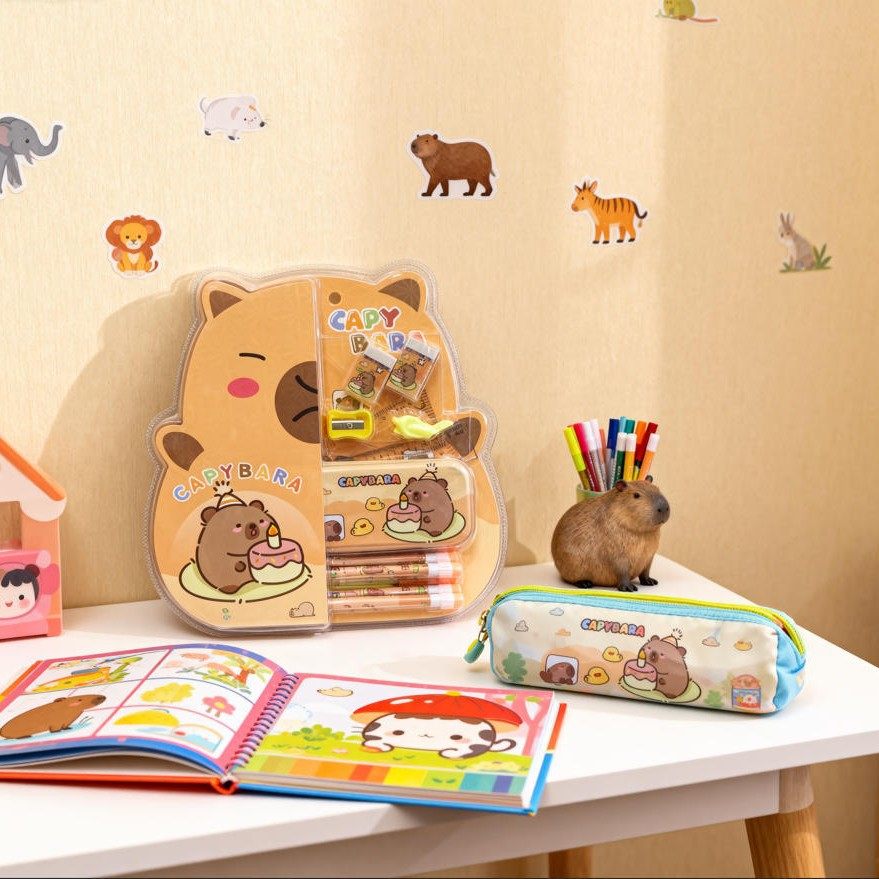 Cross-Border Styling Small Gifts, Kidsren's Birthday Souvenirs, Small Prizes for the Whole Class to Share, Cartoon Animation Stationery Set