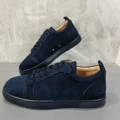 Blue electric embroidery