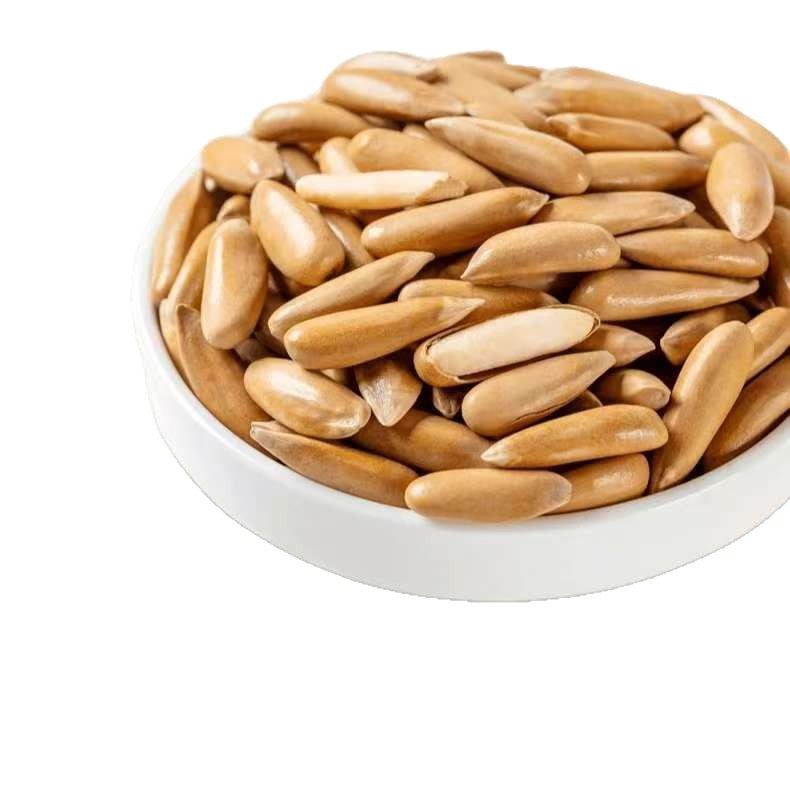 New Hand-Peeled Extra-Large Brazilian Pine Nuts Original Flavor Open Nuts Hand-Peeled Long-Grained Pine Nuts Snacks for Pregnant Women and Kidsren