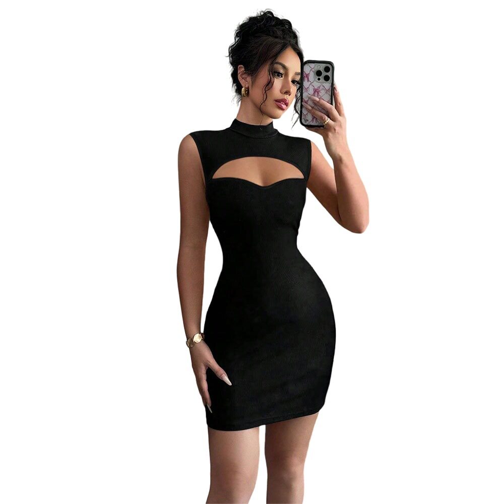 French Style Womens Summer Dress High Waist Bodycon Fit Sweet and Spicy Design Perfect for Casual Outings