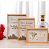 Creative Photo Frame Solid Wood Desktop Ornament Photo Frame Custom Wooden Transparent Acrylic Photo Frame Kidsren's Piggy Bank 5678inch