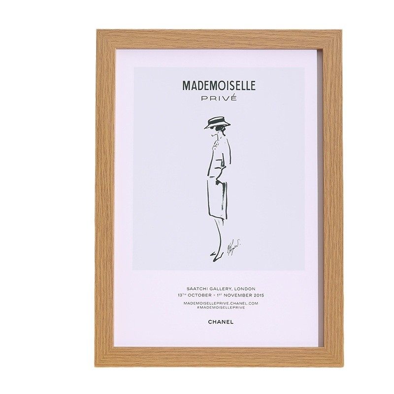 Simple photo frame 6 inch photo frame wholesale art oil painting frame wall 7810 inch puzzle frame mounted A4 wooden table