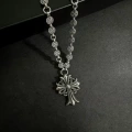 New lace cross necklace 50cm