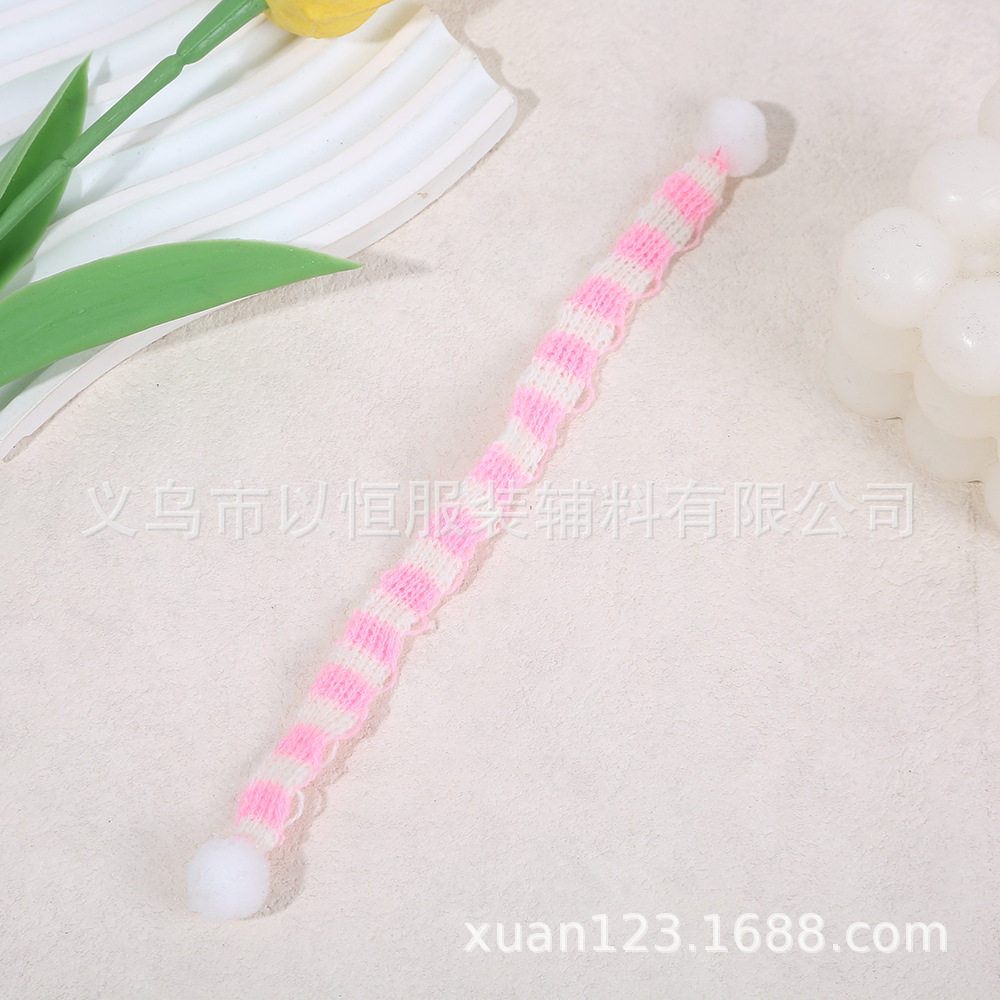 现货圣诞迷你针织小围巾卡通公仔娃娃DIY玩具围脖配饰圣诞节装饰
