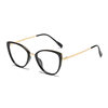 European and American new cat eye glasses frame Fashion anti-blue light glasses cross-border foreign trade color-changing anti-blue light glasses