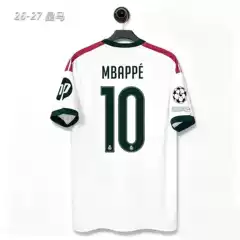 2627 Real Madrid Barcelona Jersey 10 Mbappe Yamal Number 5 Bellingham Home and Away Football Shirt Top