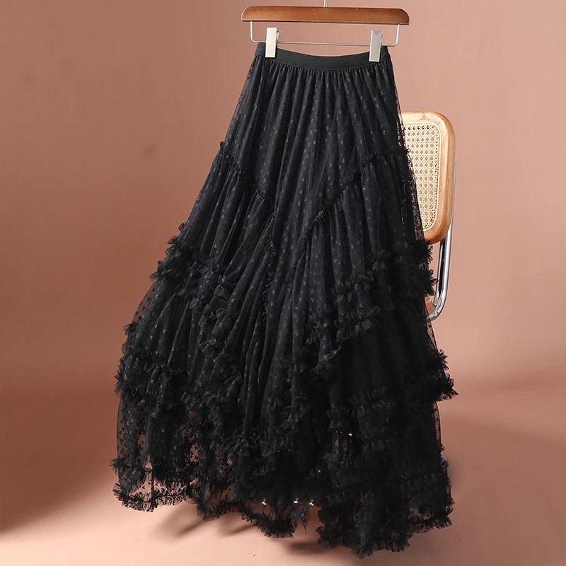 Mesh High-Waisted Skirt — Image 26