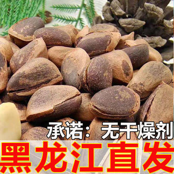 Northeastern Open Pine Nuts New Arrival Hand-Peeled Red Pine Nuts Extra Large Particles Original Specialty Snacks 500g