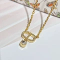 White gold necklace