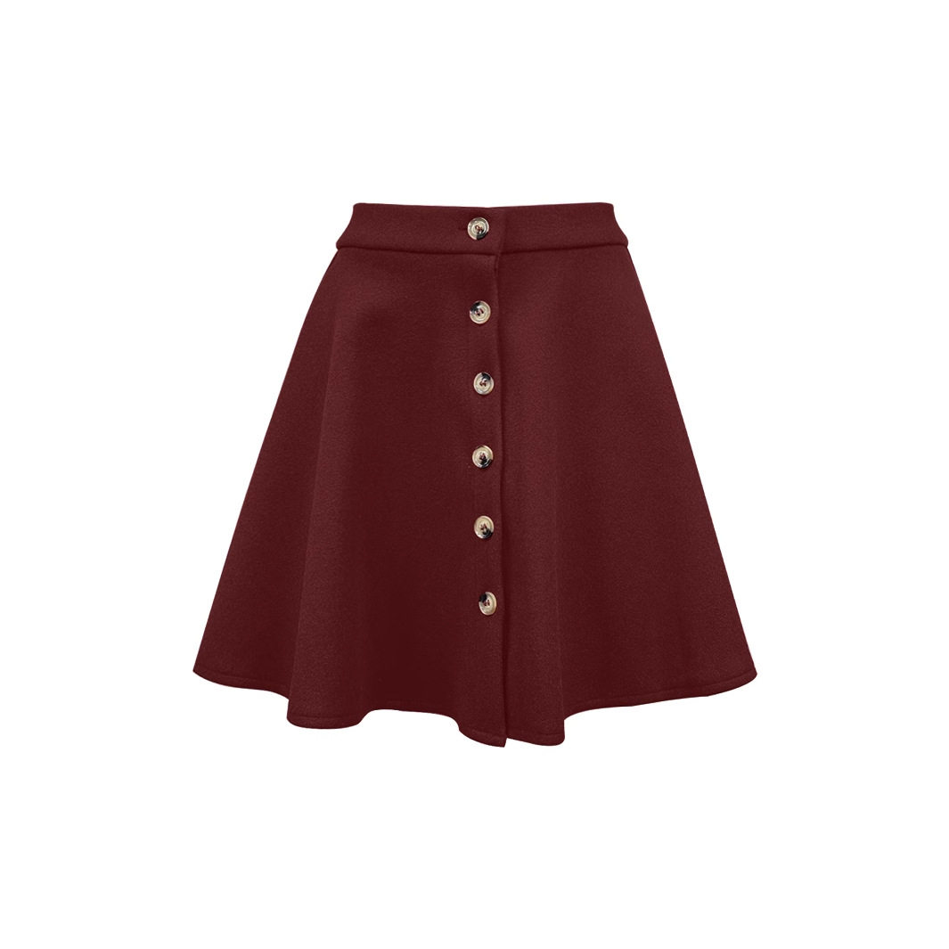 Corduroy Pleated Skirt Versatile Design Fashionable Style Suitable for Casual Wear Ready to Ship