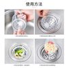 Kitchen Sink Filter Drain Net for Washing Vegetables and Dishes, Disposable Drain Net to Prevent Clogging