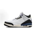 Aj3 mid-top white and blue