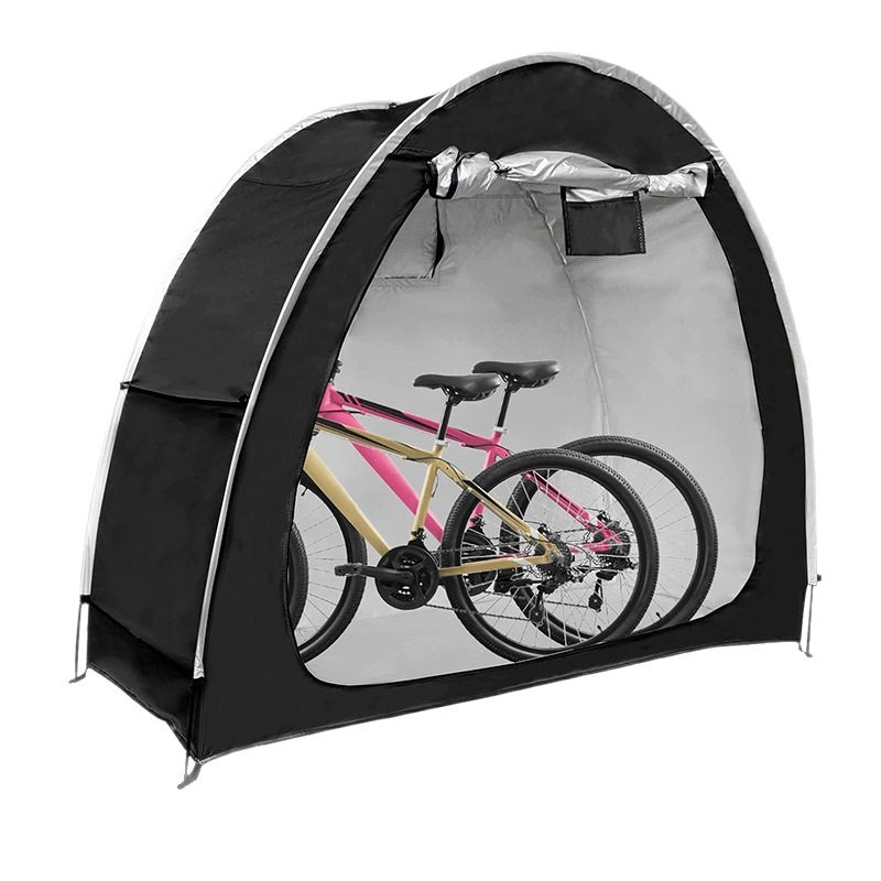 Portable Bicycle Tent Rainproof Mountain Single-Layer Storage Room Utility Room Dustproof Quick-Opening Free Outdoor Camping