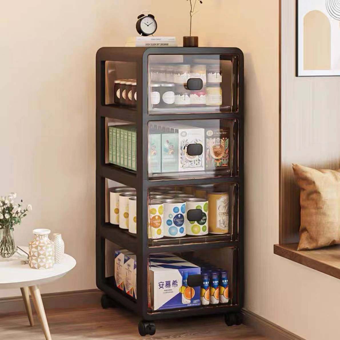 Drawer Type Storage Cabinet Multi-layer Children's Toy Snacks Household Storage Cabinet Storage Box Living Room Large Storage Cabinet