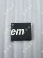 Water ripple black lettering
