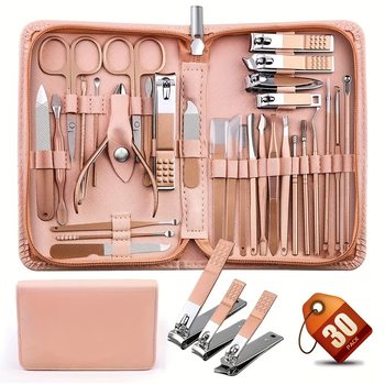 30 Piece Set Nail Clipper Tool Beauty Tongs Trim suit Exfoliating Exfoliating Manicure Cutter Household Large Hand Nail Clipper