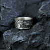 Chinese Style Auspicious Beast Gluttonous Pattern Ring Men's Aggressive Fashion Open Ring Retro Personalized Finger Ring