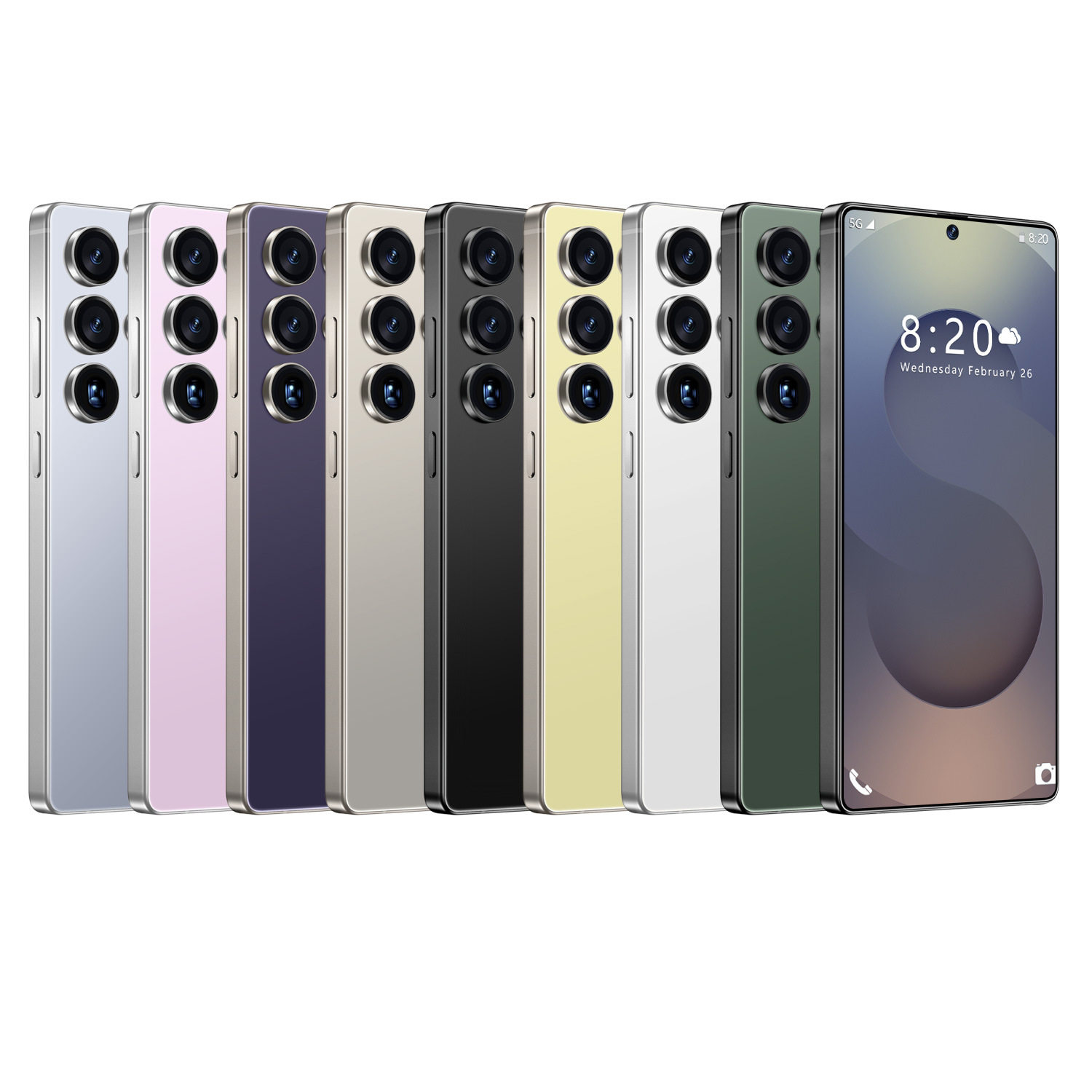 TK热销S26 Ultra真4G 16+1TBGB跨境手机 7.3寸直角屏外贸智能手机