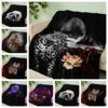 Amazon cross-border flannel blanket dark wind animal blanket bear leopard Crystal velvet blanket spring and autumn foreign trade Wholesale