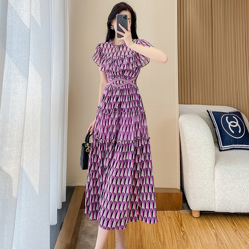 (Mới) Mã H1635 Giá 1270K: Váy Đầm Liền Thân Nữ Dotdhi Hàng Mùa Hè Họa Tiết Hoa Thời Trang Nữ Chất Liệu G04 Sản Phẩm Mới, (Miễn Phí Vận Chuyển Toàn Quốc).