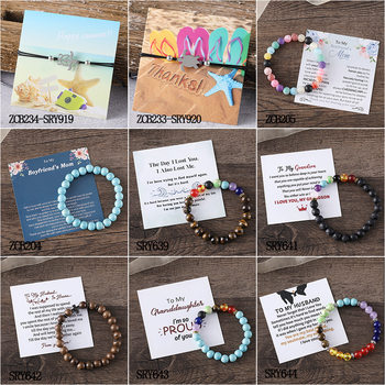 Cross-border New Bracelet Four-leaf Clover Unisex Hand-woven Hand Rope Holiday Card Bracelet Jewelry Jewelry