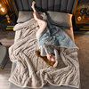 Cross-border Winter Warm Super Soft Blanket High-end Thickened Three-layer Blanket Velvet Blanket Nap Faleirong Bed Cover Blanket